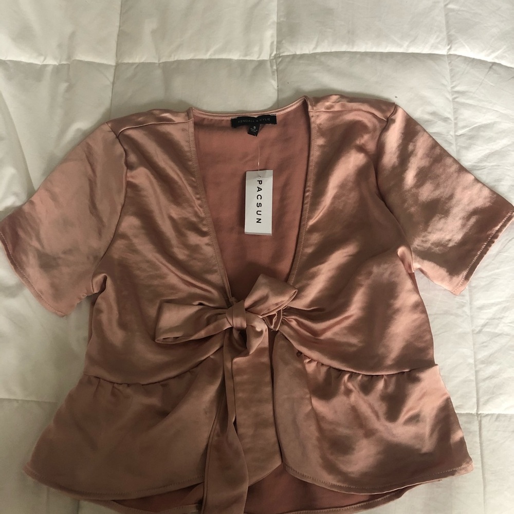 pacsun rose blouse